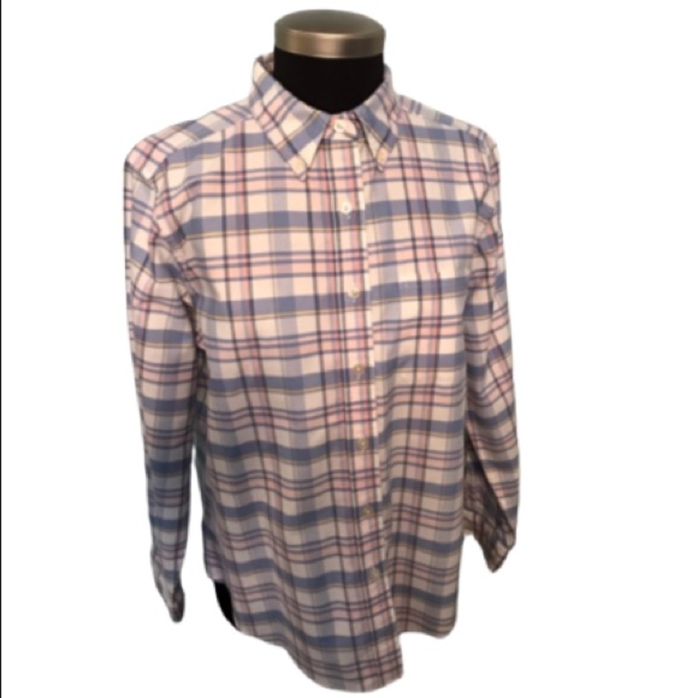 L. L. Bean Plaid Shirt  Size Medium